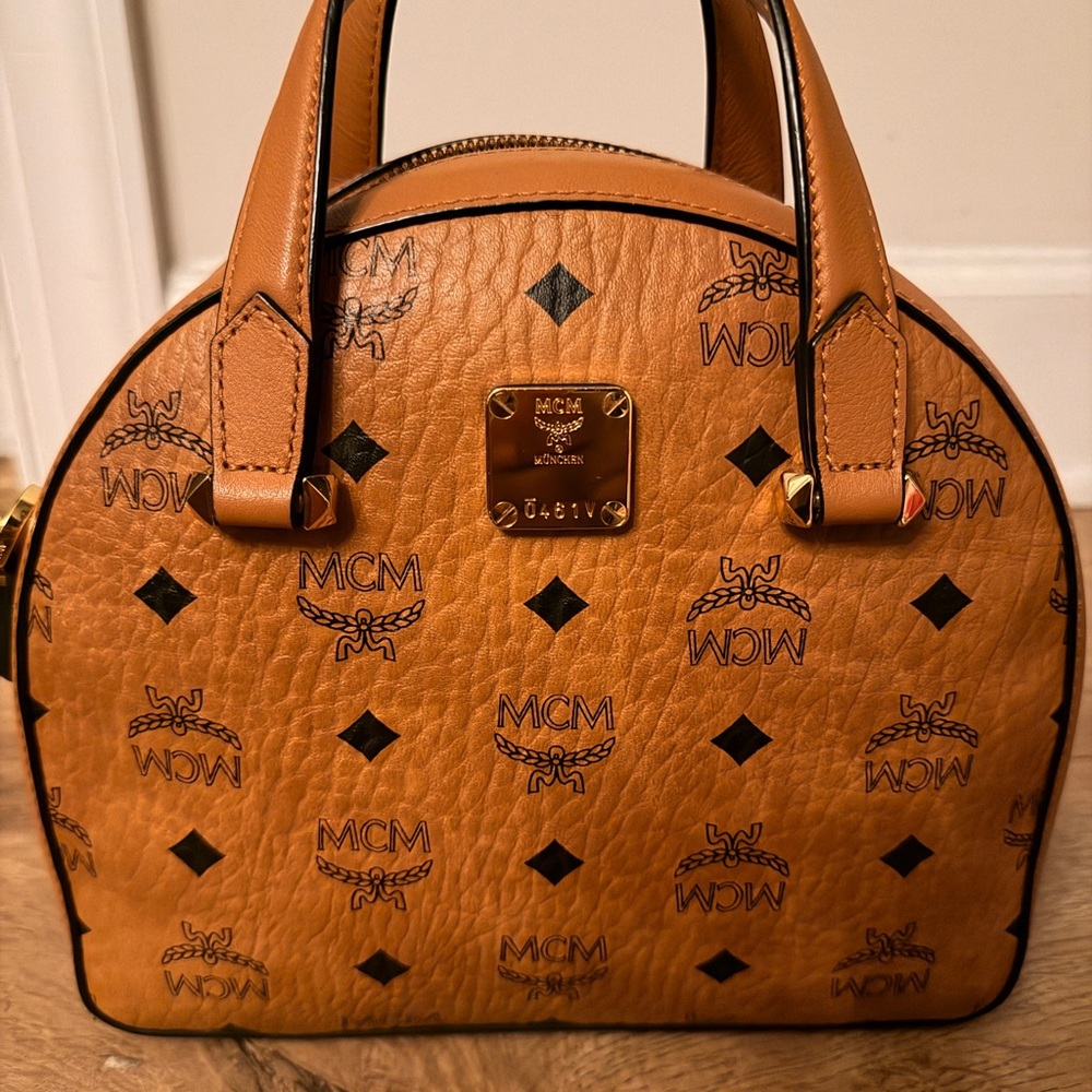 MCM Tan Crossbody Bag
